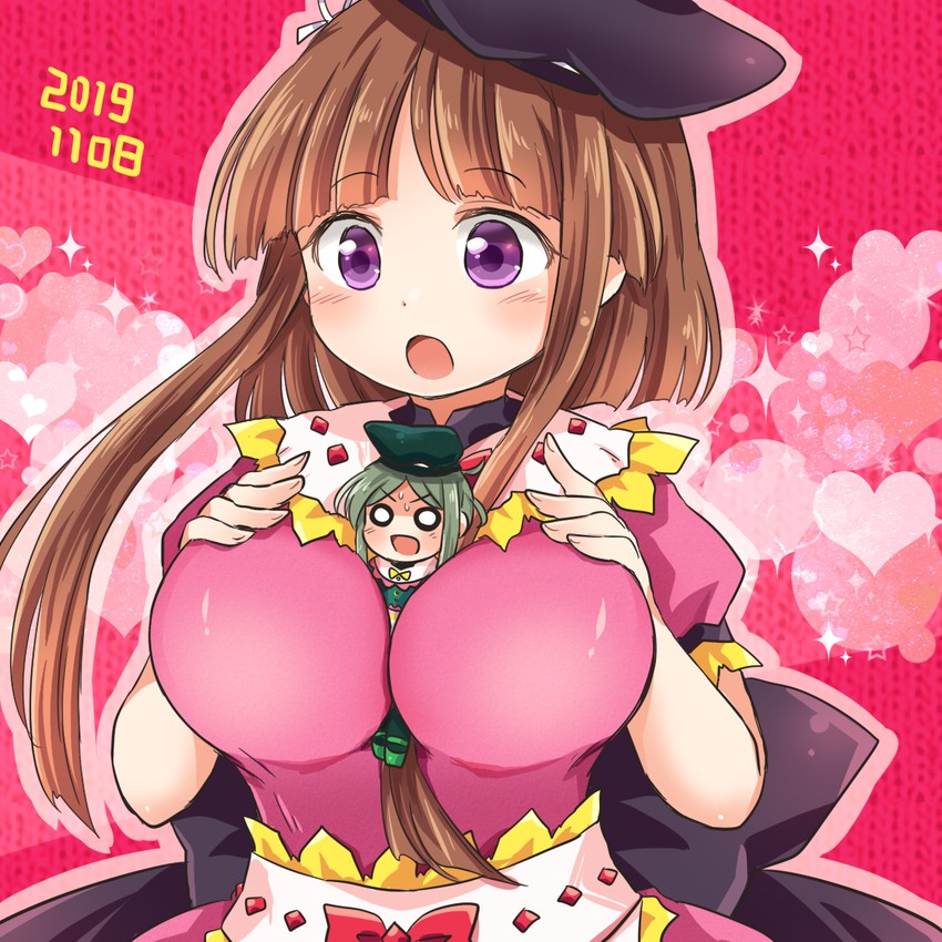 nishida satono and teireida mai (touhou) drawn by pote_(ptkan)