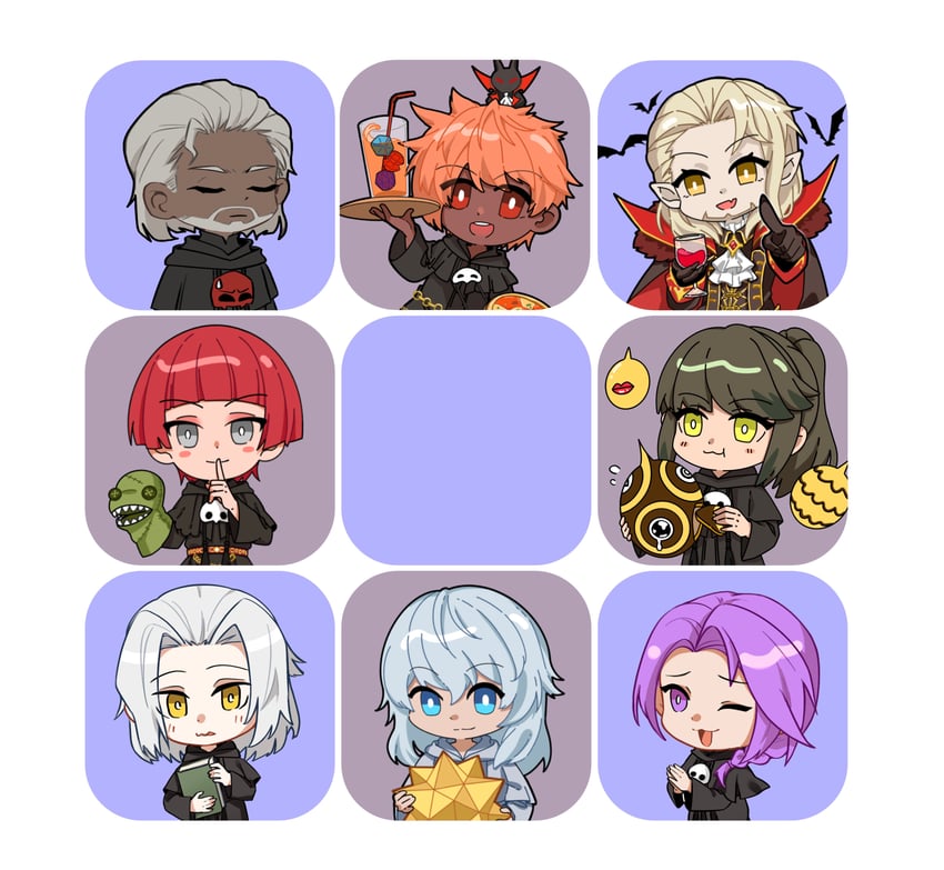 emet-selch, hythlodaeus, elidibus, erichthonios, lahabrea, and 3 more (final fantasy and 1 more) drawn by lle_(666true)