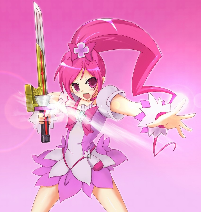 hanasaki tsubomi and cure blossom (precure and 3 more) drawn by ot_(gal01)