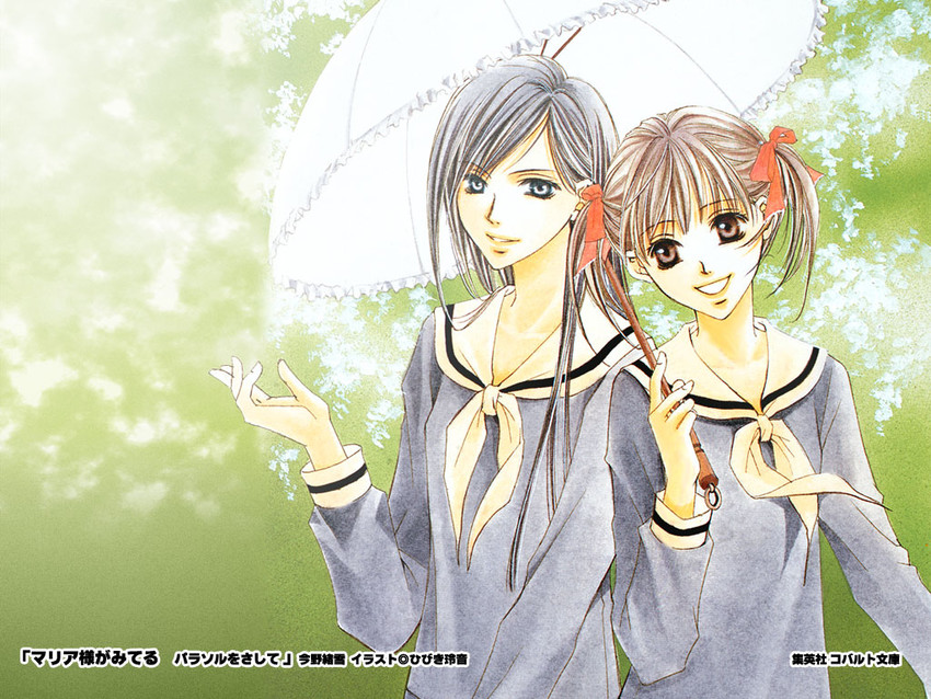 fukuzawa yumi and ogasawara sachiko (maria-sama ga miteru) drawn by hibiki_reine