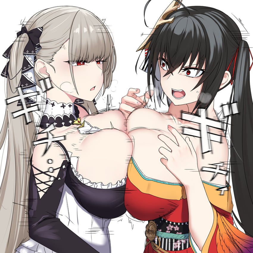 taihou and formidable (azur lane) drawn by akaoni_(zumt3548)