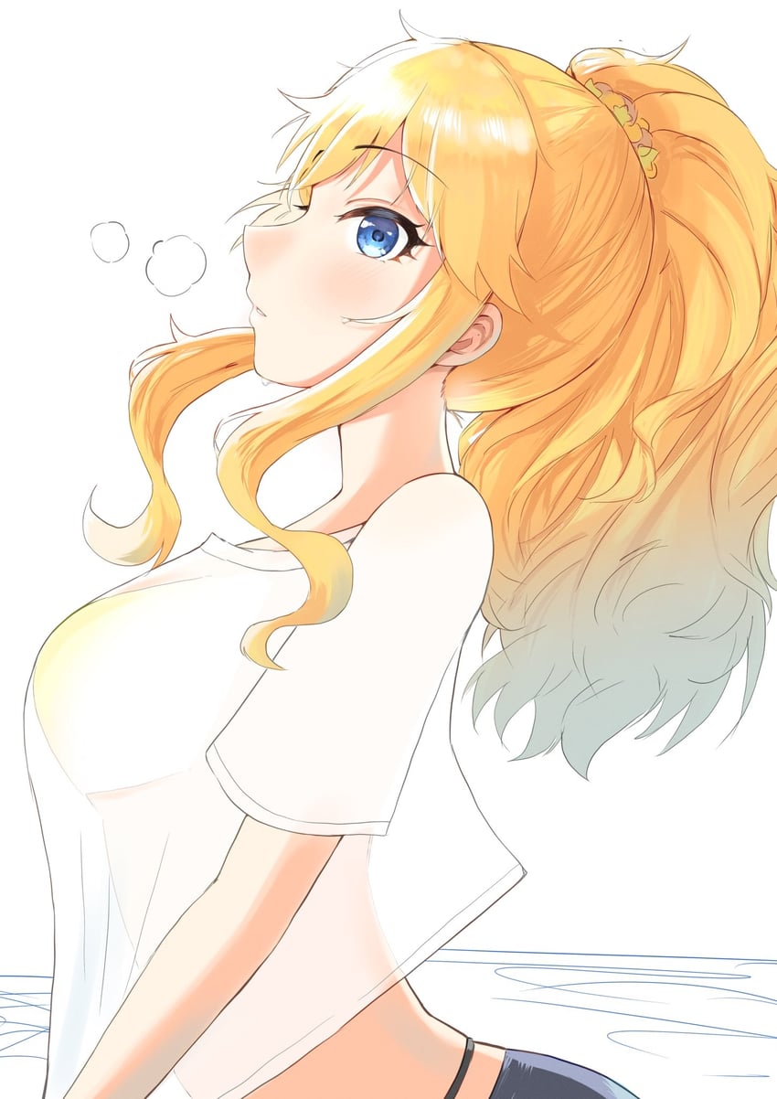 ohtsuki yui (idolmaster and 2 more) drawn by niban_(puka_0507)