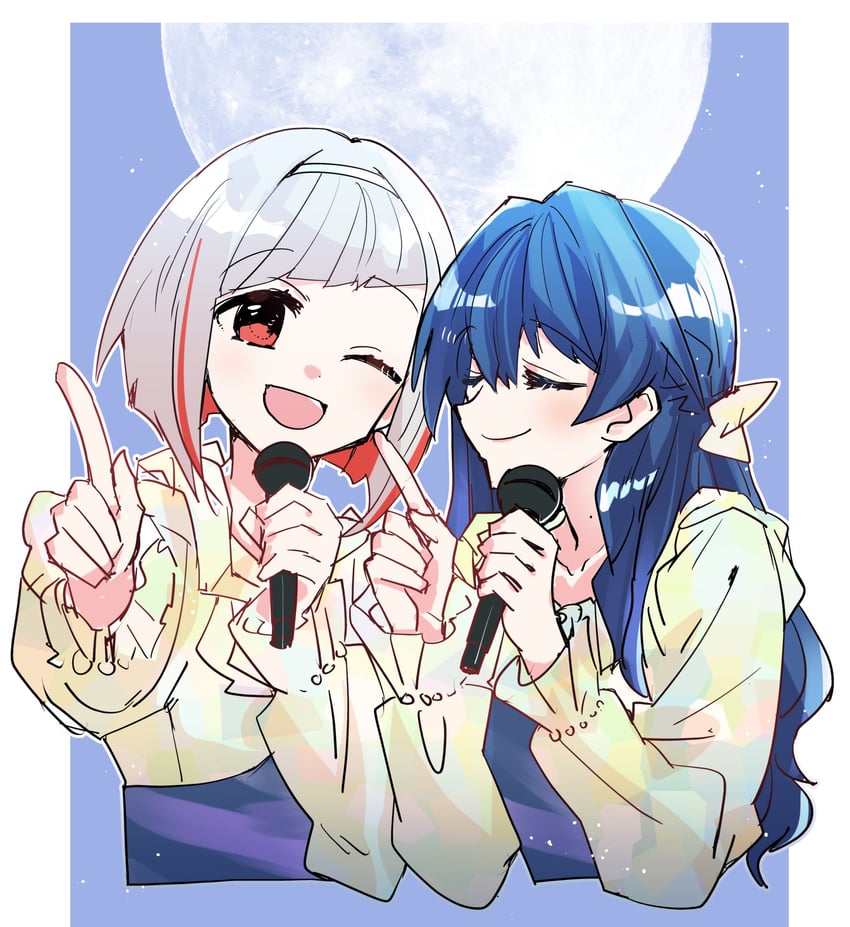 murano sayaka and yugiri tsuzuri (love live! and 1 more) drawn by kanduki_kamibukuro