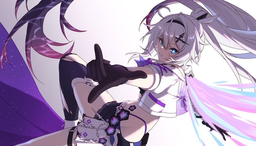 kiana kaslana (honkai and 1 more) drawn by luyue
