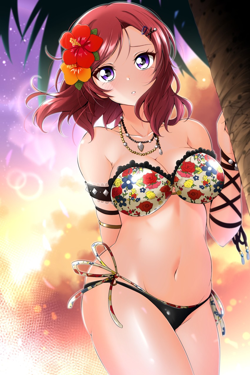nishikino maki (love live! and 1 more) drawn by kirisaki_reina
