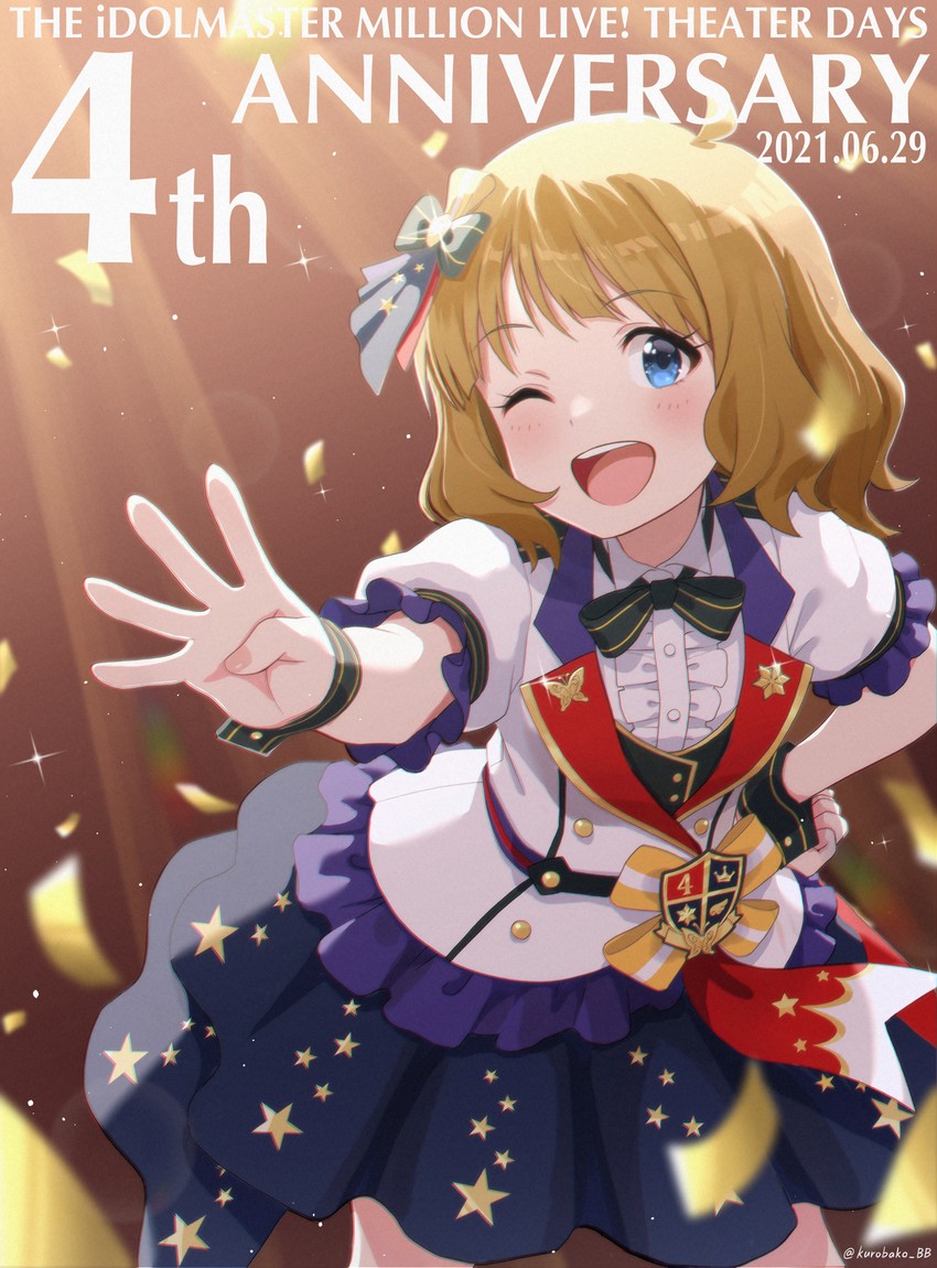 suou momoko (idolmaster and 2 more) drawn by kurobako_bb