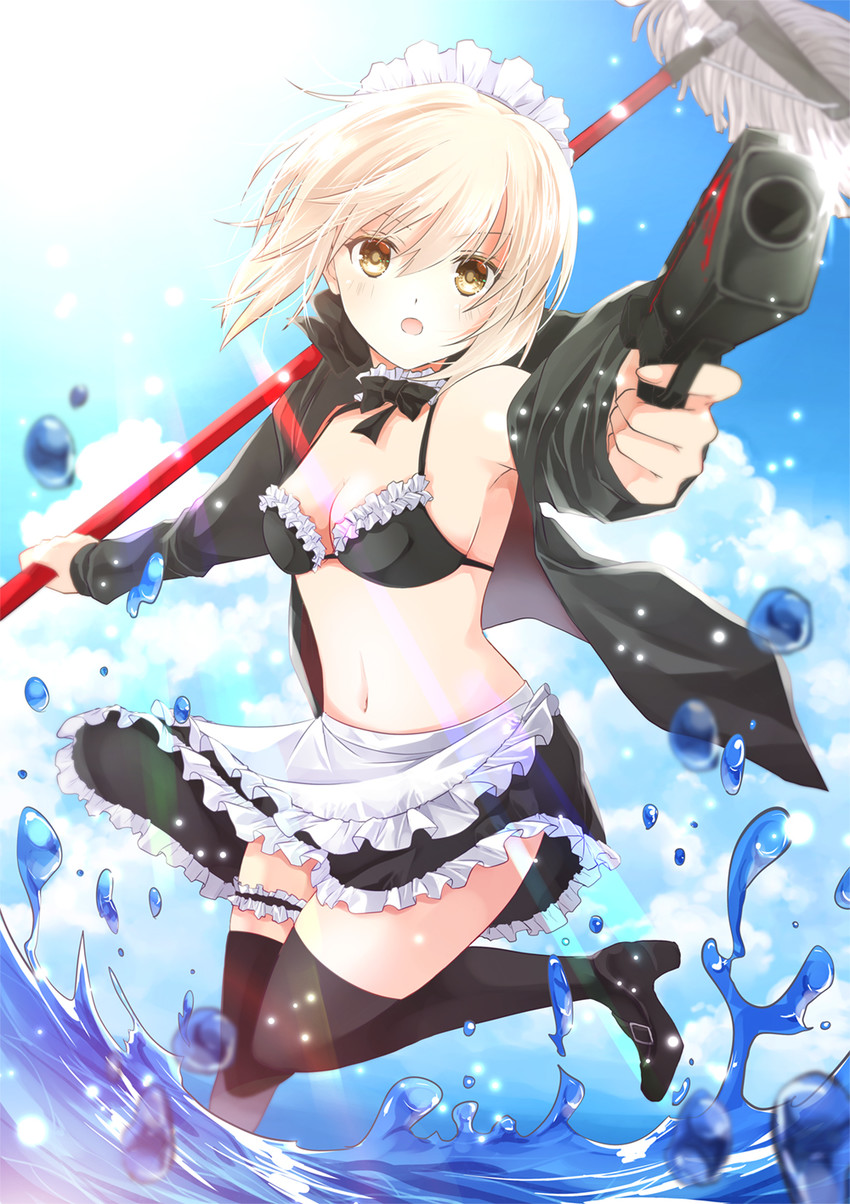 artoria pendragon and saber alter (fate and 1 more) drawn by iroha_(shiki)