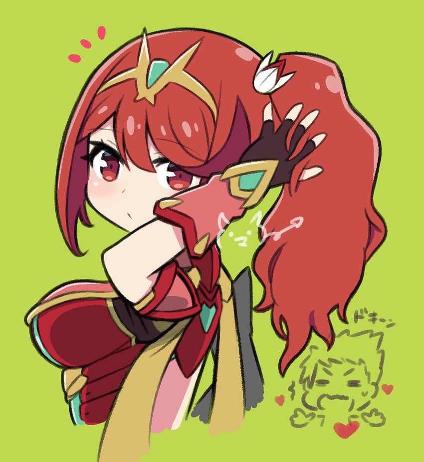 pyra and rex (xenoblade chronicles and 1 more) drawn by ma2acworks