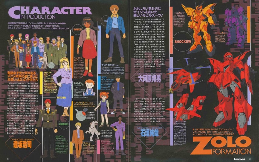 haro, katejina loos, uso ewin, shakti kareen, marbet fingerhat, and 16 more (gundam and 2 more) drawn by ishigaki_jun'ya, ookawara_kunio, and ousaka_hiroshi