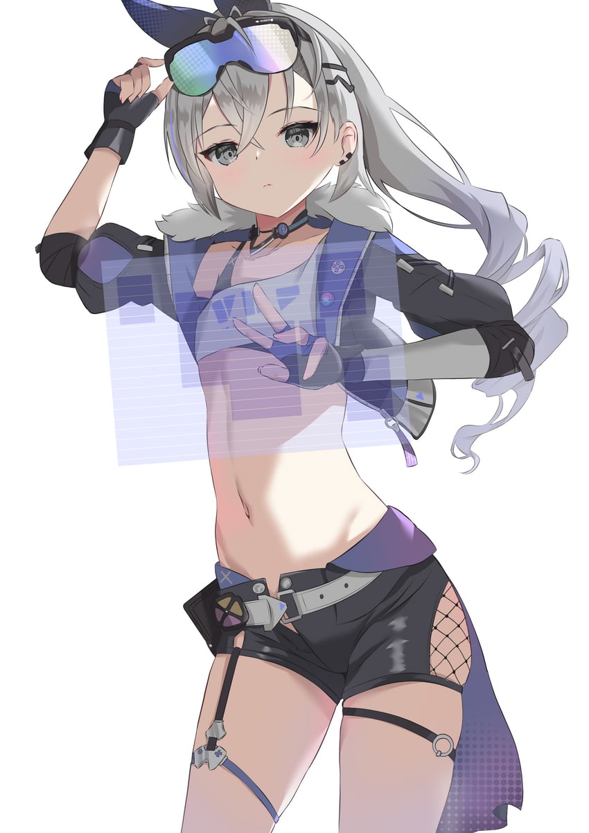 silver wolf (honkai and 1 more) drawn by yuuki_(fehr2487)