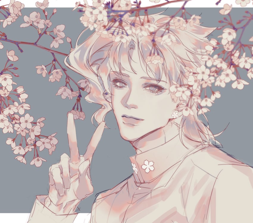 kakyoin noriaki (jojo no kimyou na bouken and 1 more) drawn by itsoraoraoraora