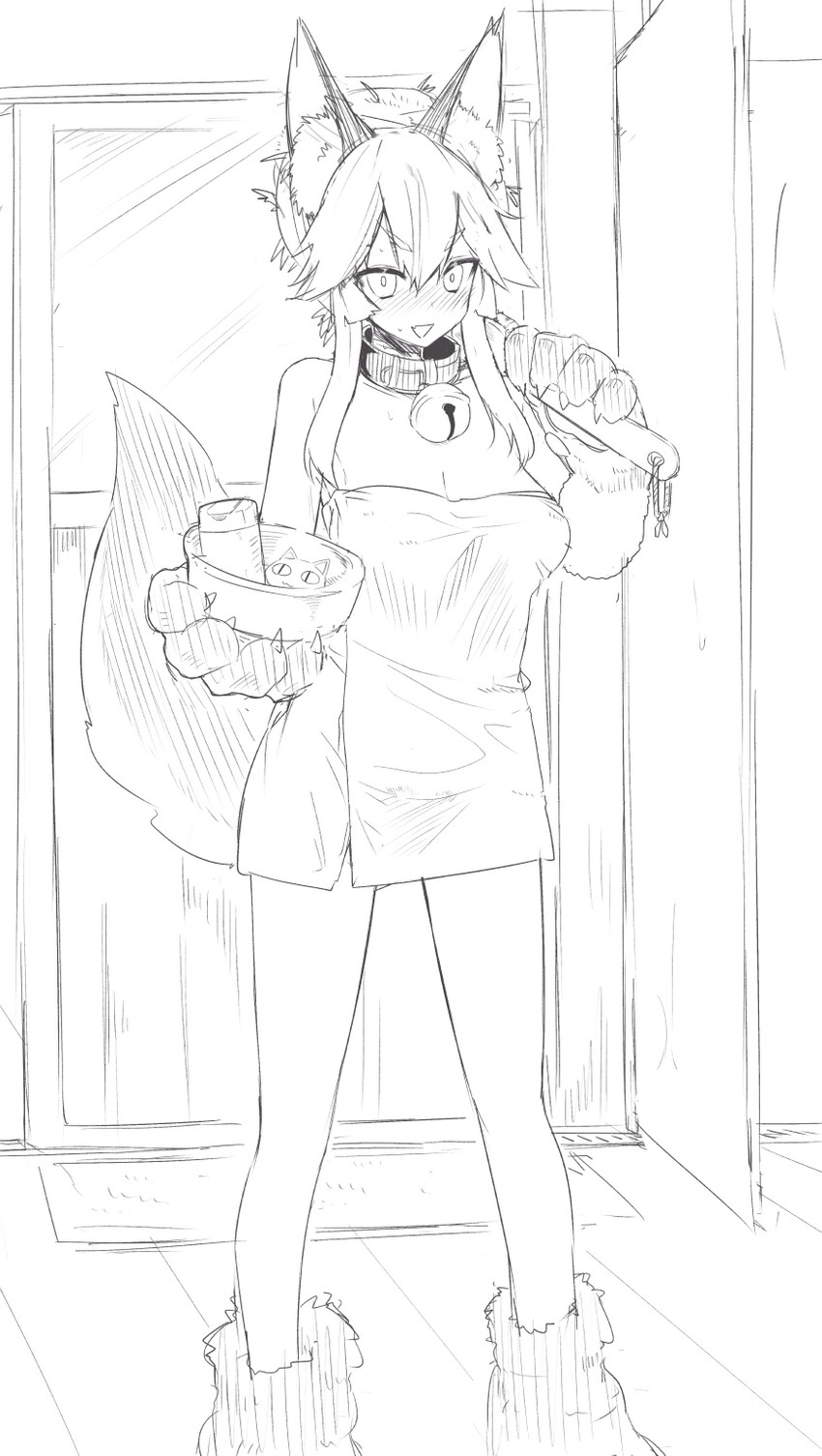 tamamo and tamamo cat (fate and 1 more) drawn by ariyoshi_gen