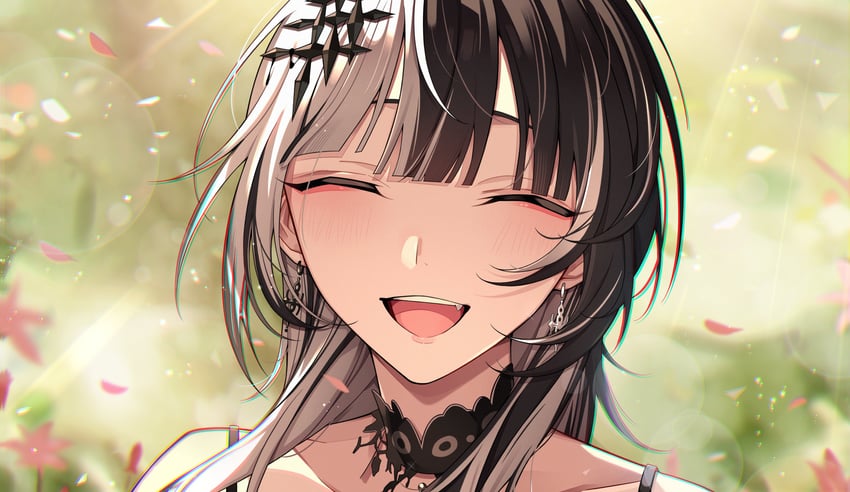 shiori novella (hololive and 1 more) drawn by nurufufufu