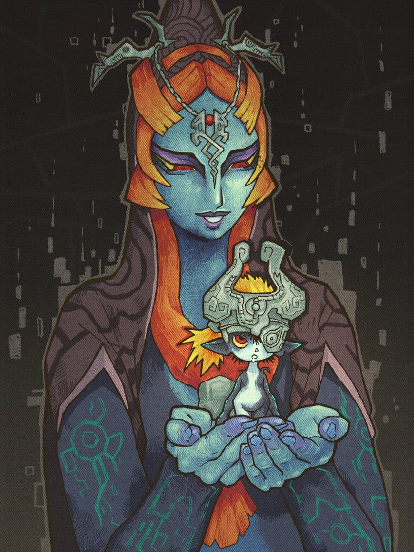 midna (the legend of zelda and 1 more) drawn by captionpanic