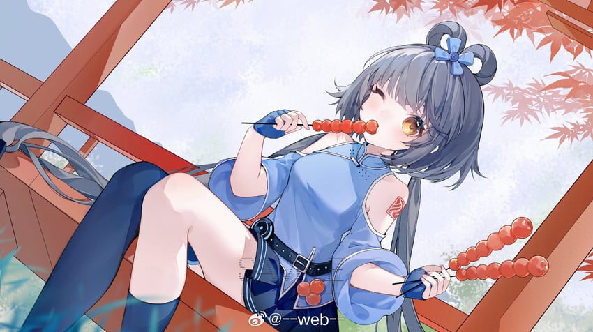 luo tianyi (vocaloid and 1 more) drawn by we_b