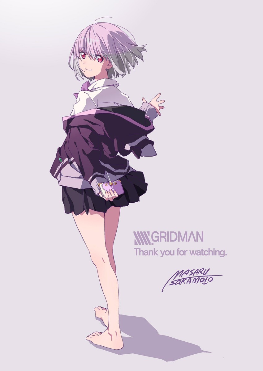 shinjou akane (gridman universe and 1 more) drawn by sakamoto_masaru
