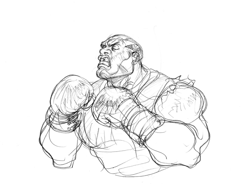 balrog (street fighter and 1 more) drawn by nishimura_kinu