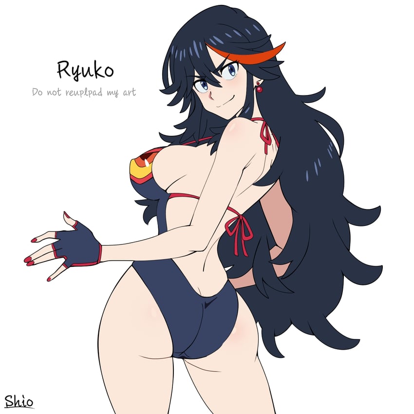 matoi ryuuko and senketsu (kill la kill) drawn by shio_(zsp1jqohfr12495)