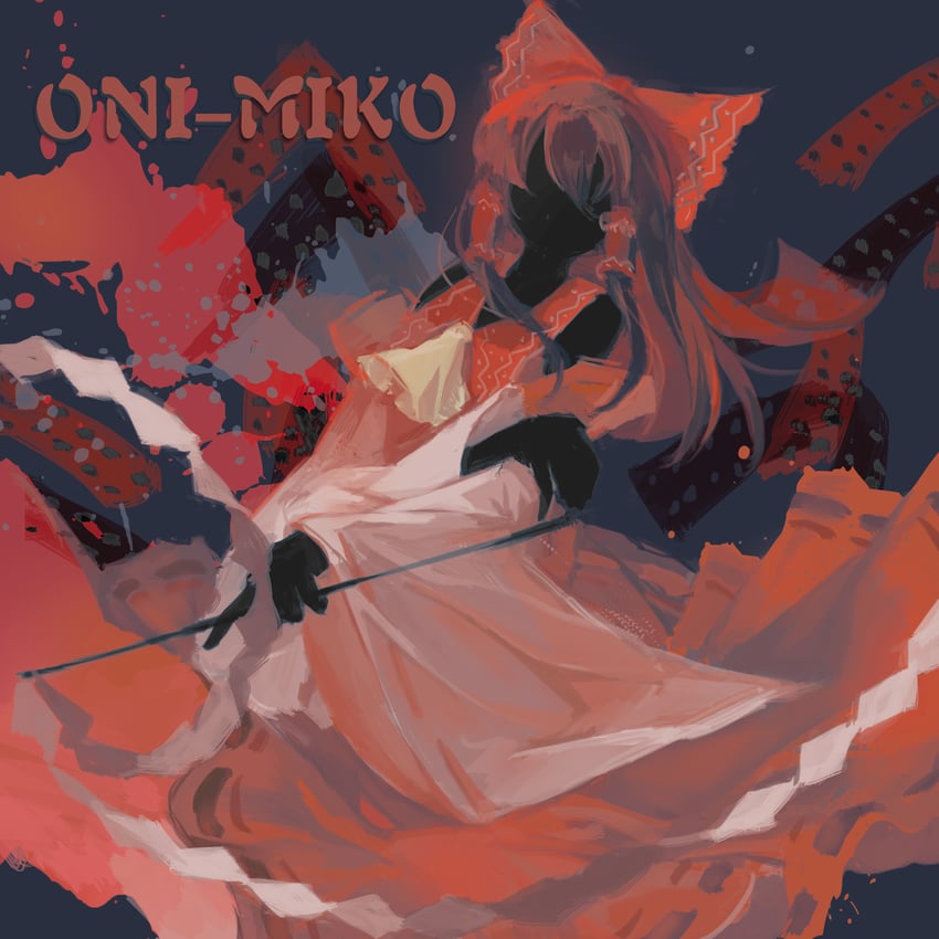 hakurei reimu and onimiko (touhou and 1 more) drawn by lao_yang_hua_pu