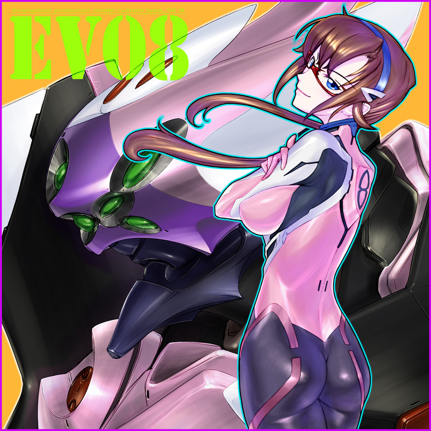 makinami mari illustrious and eva 08 (neon genesis evangelion and 2 more) drawn by hayami_yuujirou