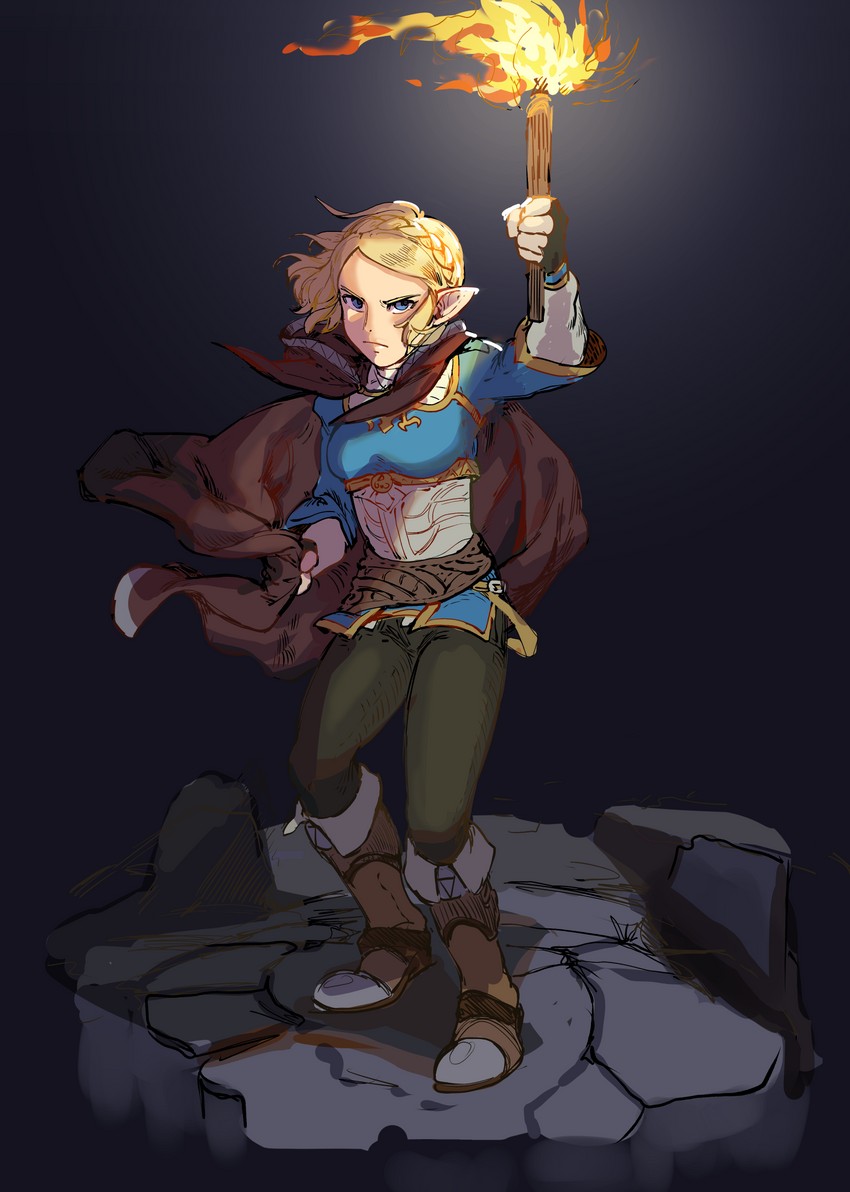 princess zelda (the legend of zelda and 1 more) drawn by pretzel_box