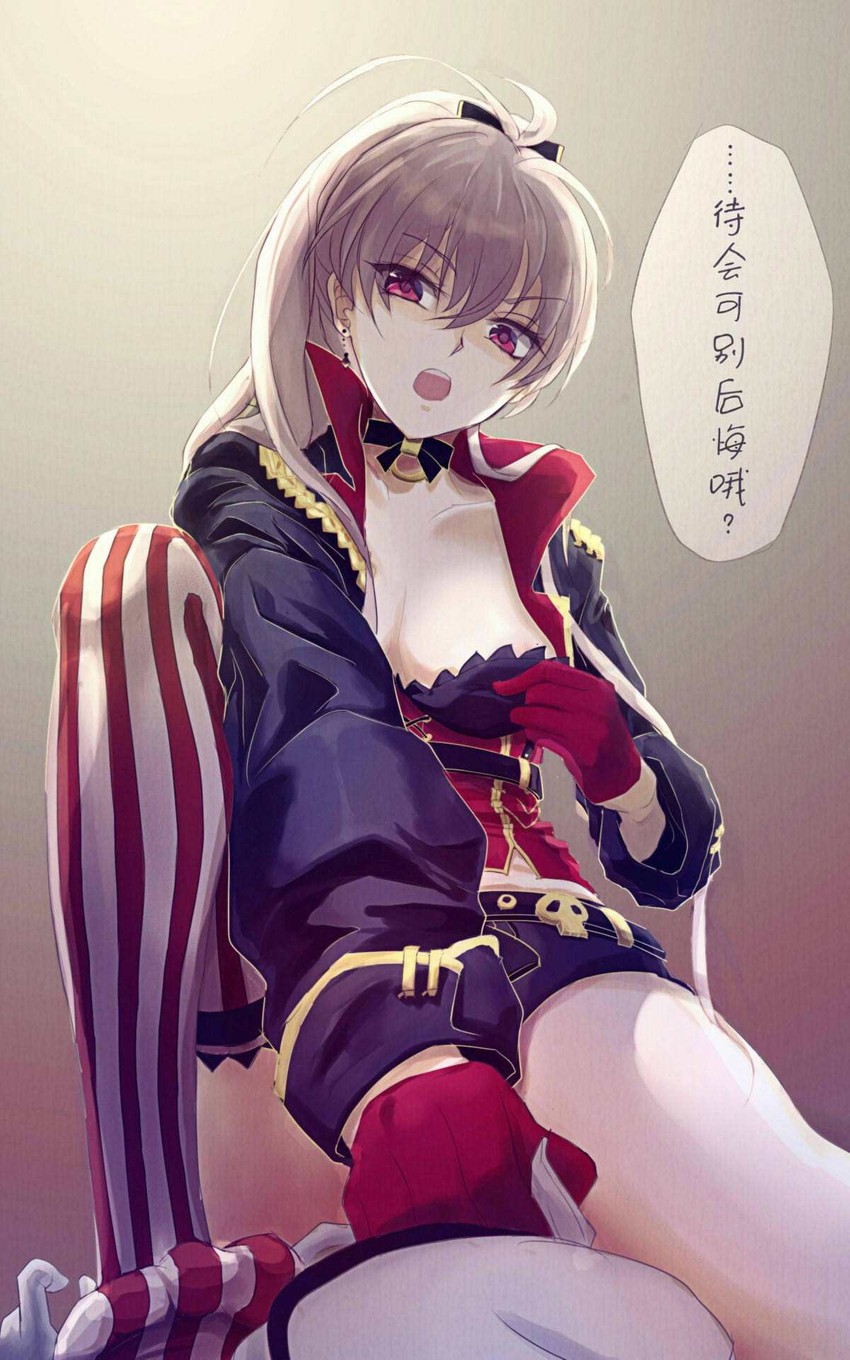 commander and jean bart (azur lane) drawn by xiao_fatiao