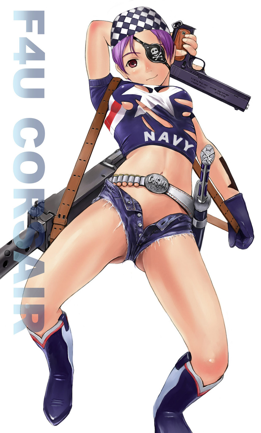 f4u corsair (original) drawn by mimura_kaoru
