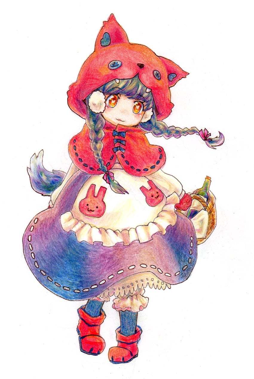little red riding hood (little red riding hood) drawn by nihmiu