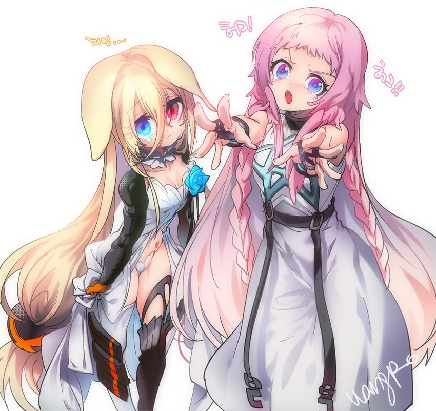 g41 and helena (girls' frontline and 1 more) drawn by wangpo