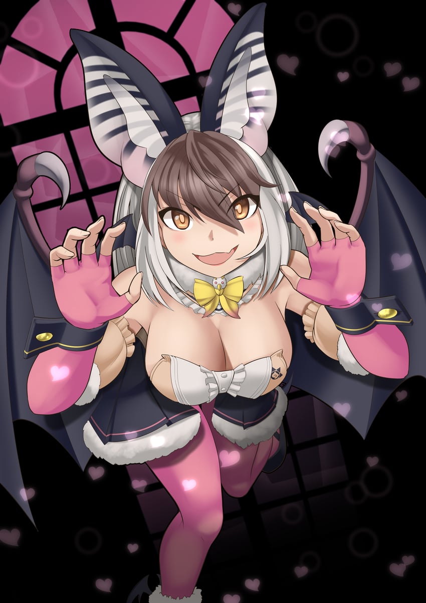 brown long-eared bat (kemono friends and 1 more) drawn by kawanami_eito
