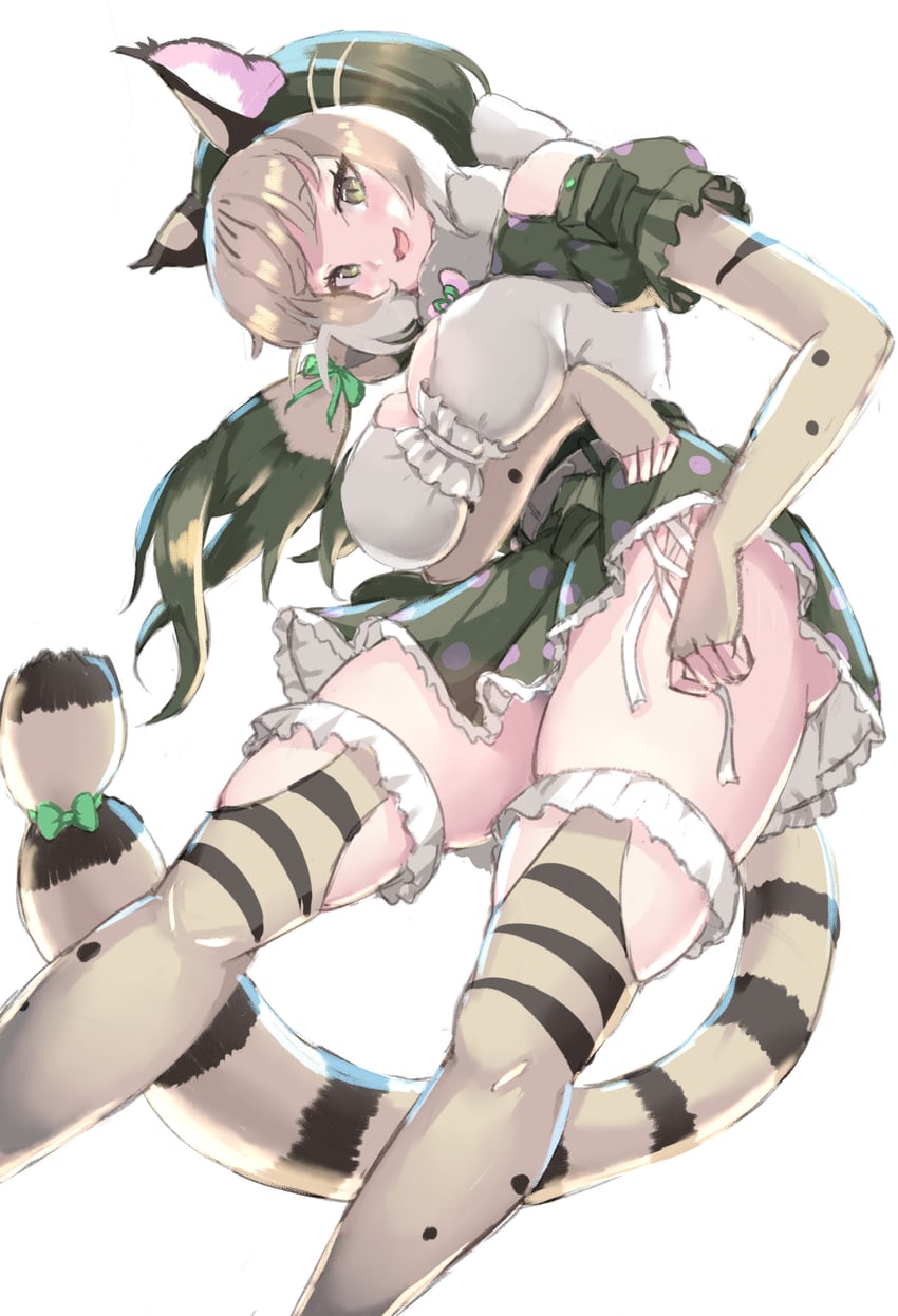 jungle cat (kemono friends and 1 more) drawn by sawara_noa