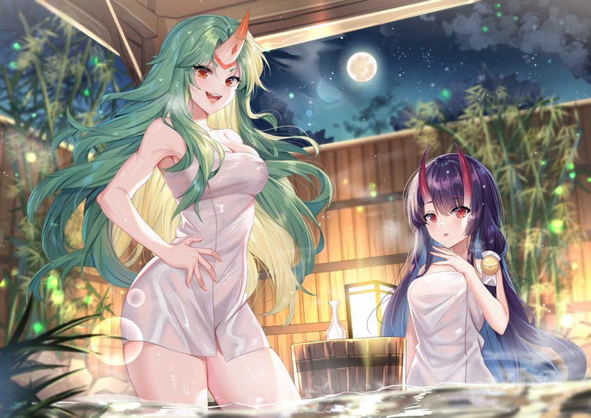 oboro and lotus (masterwork apocalypse) drawn by shanguier