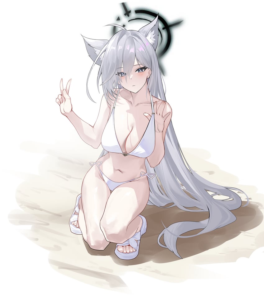 shiroko and shiroko terror (blue archive) drawn by zzzai