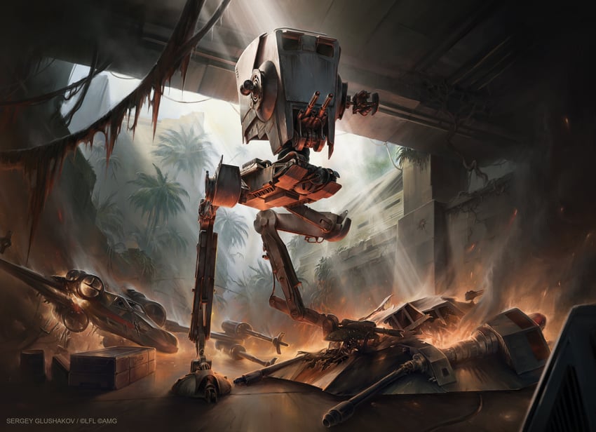 star wars and 1 more drawn by sergey_glushakov