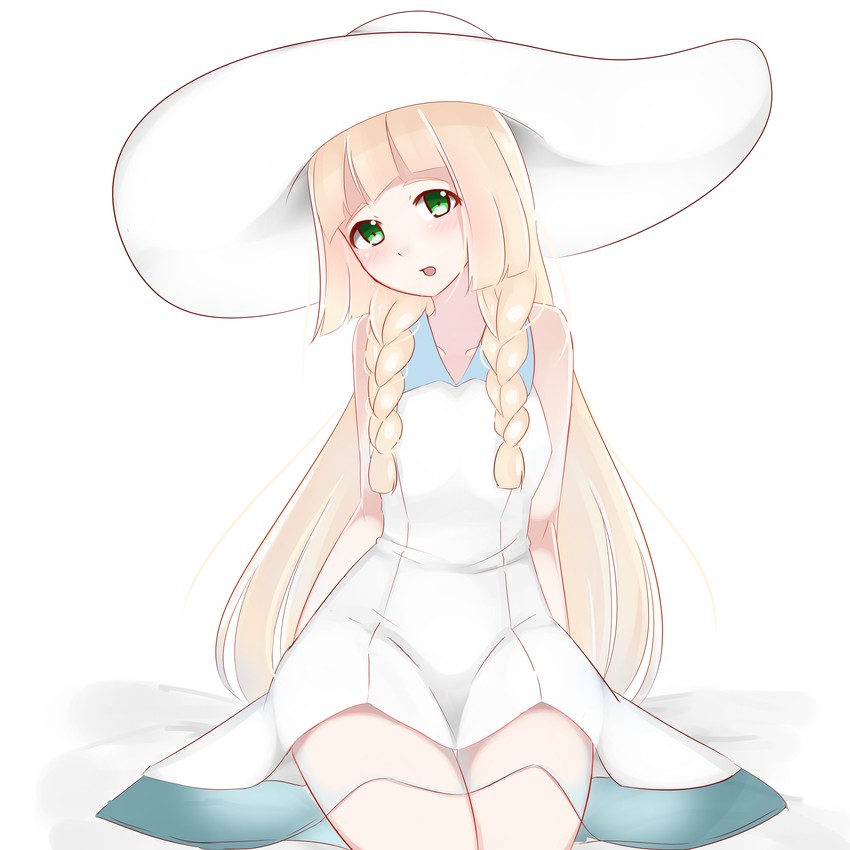 lillie (pokemon and 1 more) drawn by ko_to_tsuki