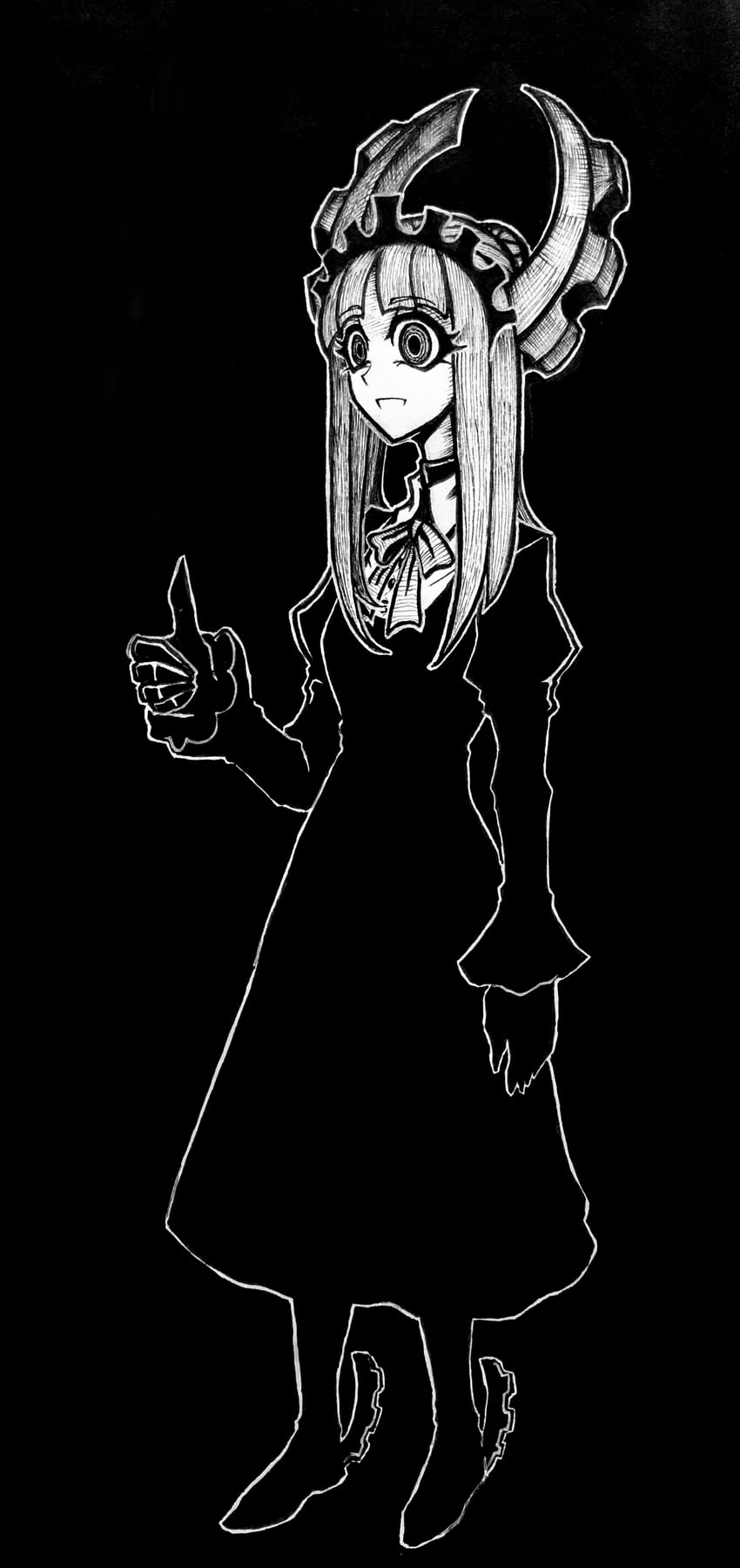 deus ex maki-chan (original) drawn by nazo_no_diaboro