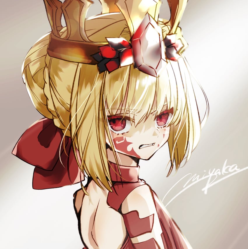 nero claudius and queen draco (fate and 1 more) drawn by miyaka_(58305841)