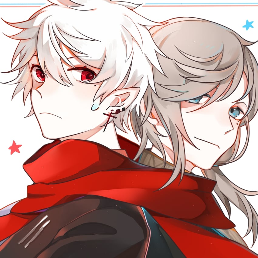 kuzuha and kanae (nijisanji) drawn by tie_fei_wu_mang_dashuai