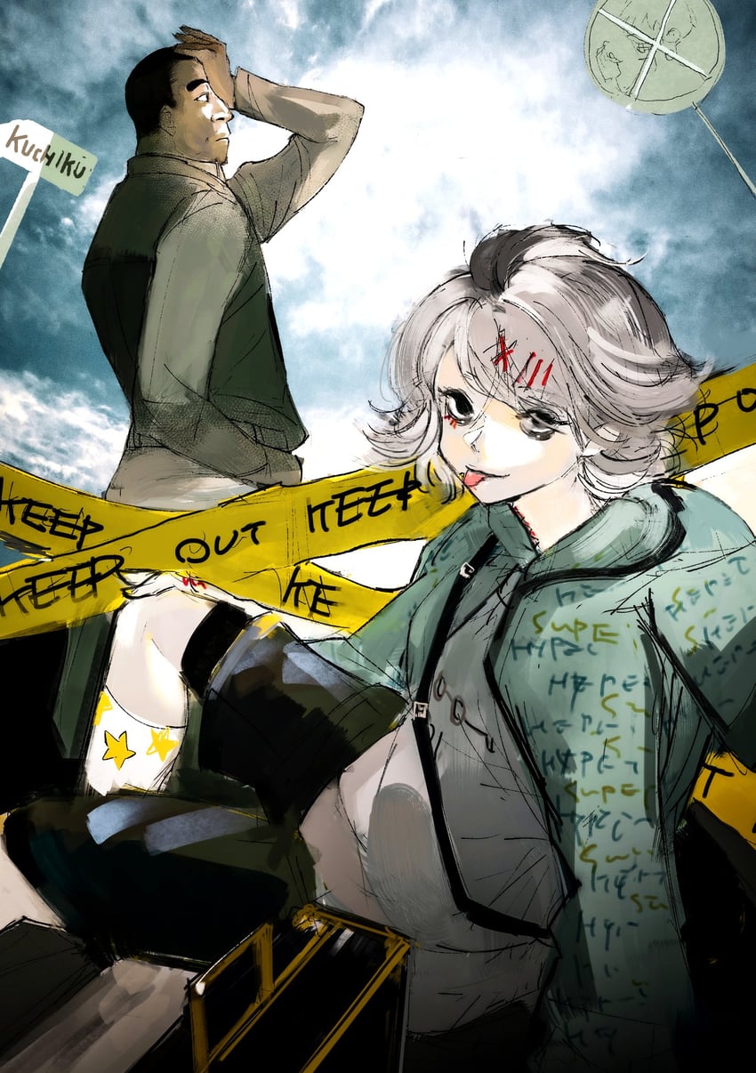 suzuya juuzou and shinohara yukinori (tokyo ghoul) drawn by ishida_sui
