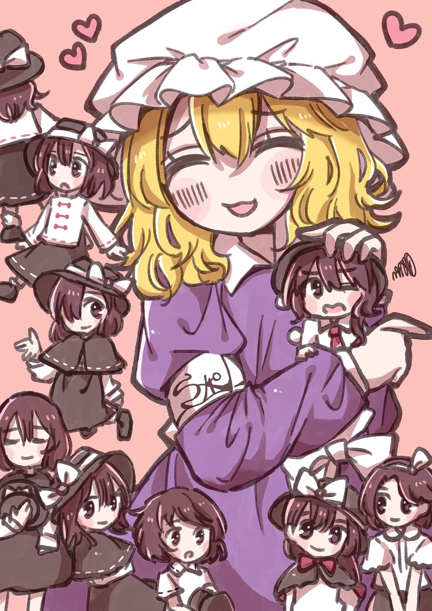 usami renko and maribel hearn (touhou) drawn by salt_(seasoning)