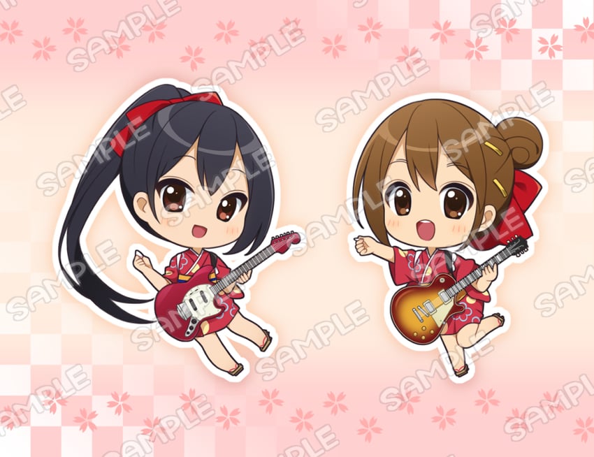 nakano azusa and hirasawa yui (k-on!) drawn by ryuuka_sane