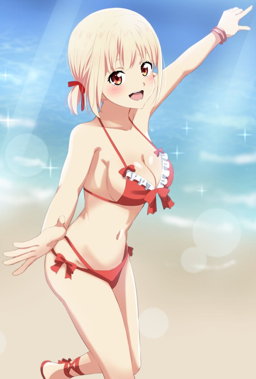 nishikigi chisato (lycoris recoil) drawn by dars_(recolors)