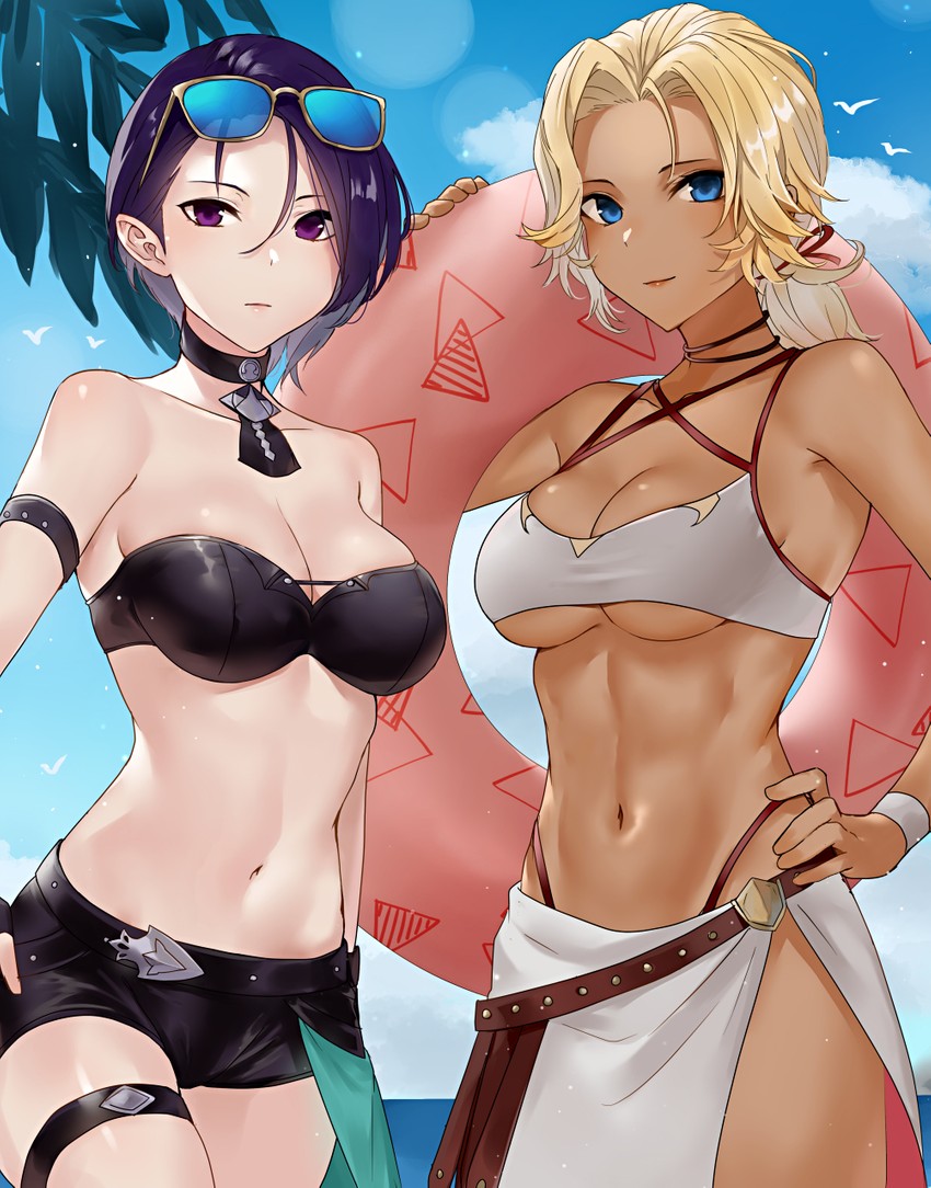 shamir nevrand and catherine (fire emblem and 1 more) drawn by haru_(nakajou-28)