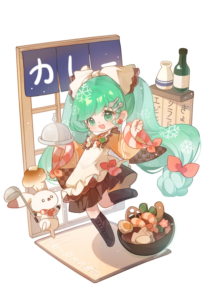 hatsune miku, yuki miku, and rabbit yukine (vocaloid) drawn by you_yi_zhi_dawan