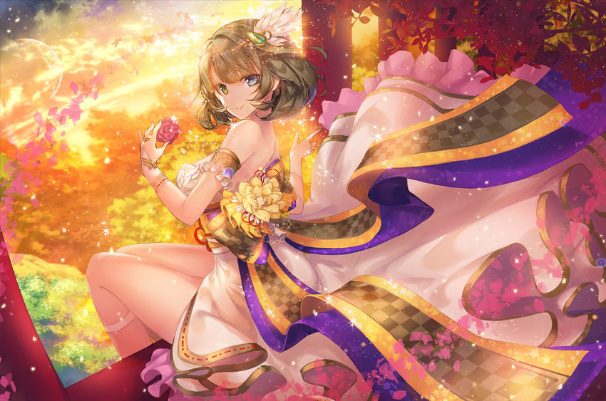 takagaki kaede (idolmaster and 2 more) drawn by apple_caramel