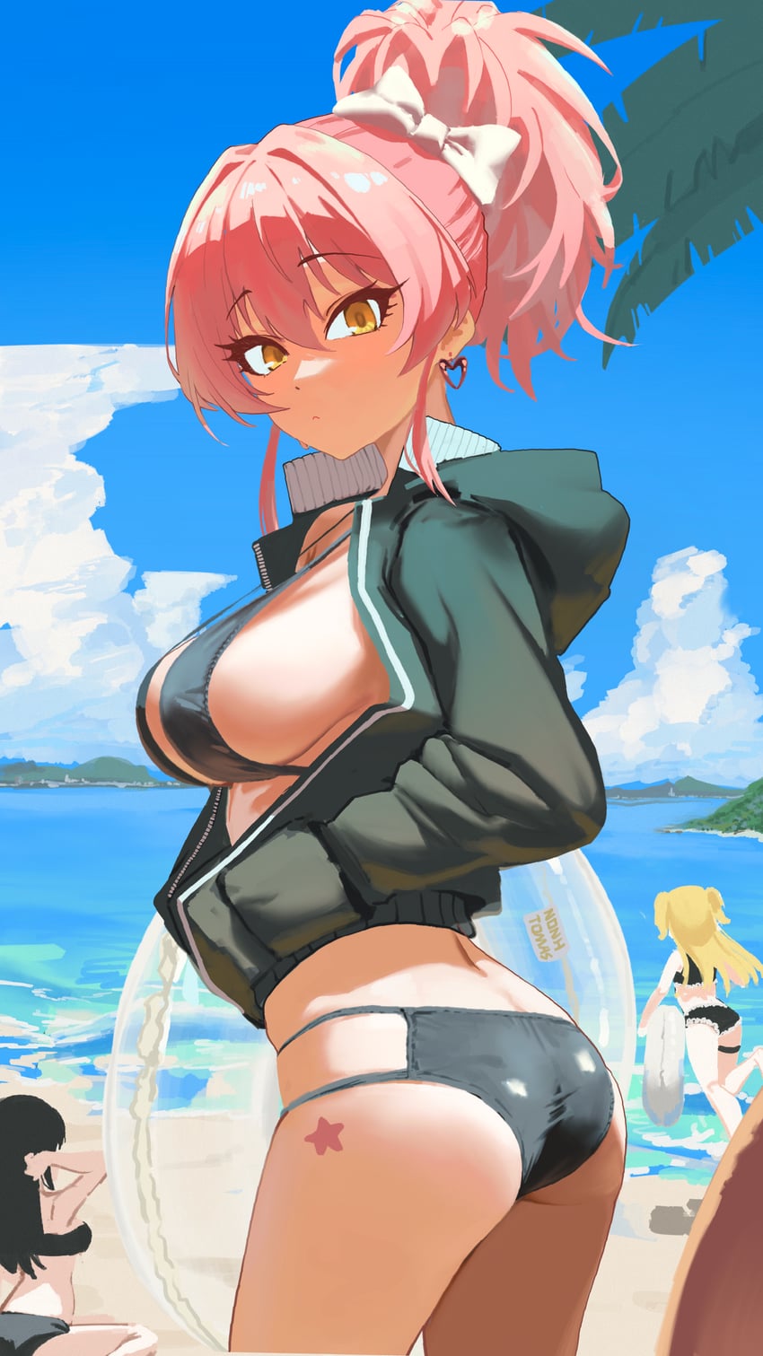 jougasaki mika and jougasaki rika (idolmaster and 1 more) drawn by tomber