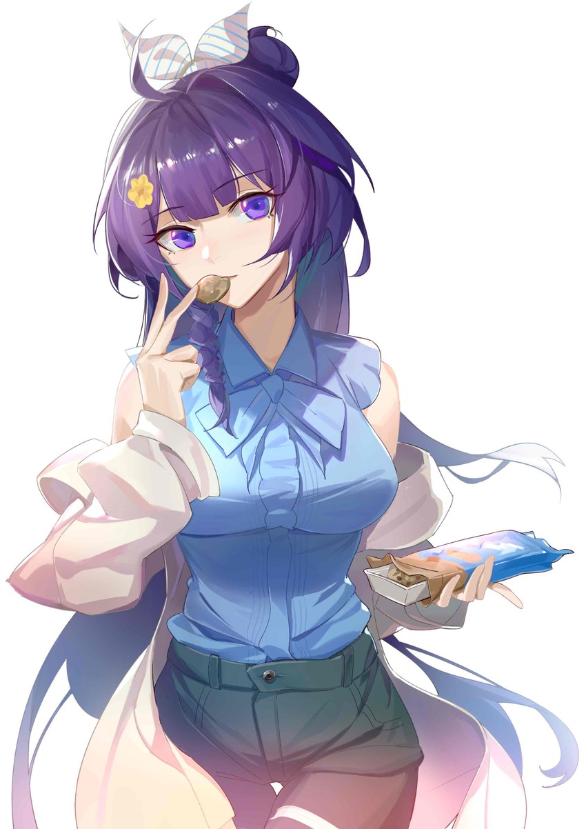 raiden mei (honkai and 1 more) drawn by xianyu_liang