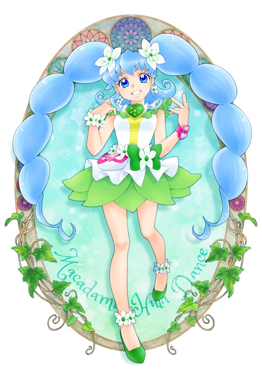 shirayuki hime and cure princess (precure and 1 more) drawn by aizen_(syoshiyuki)