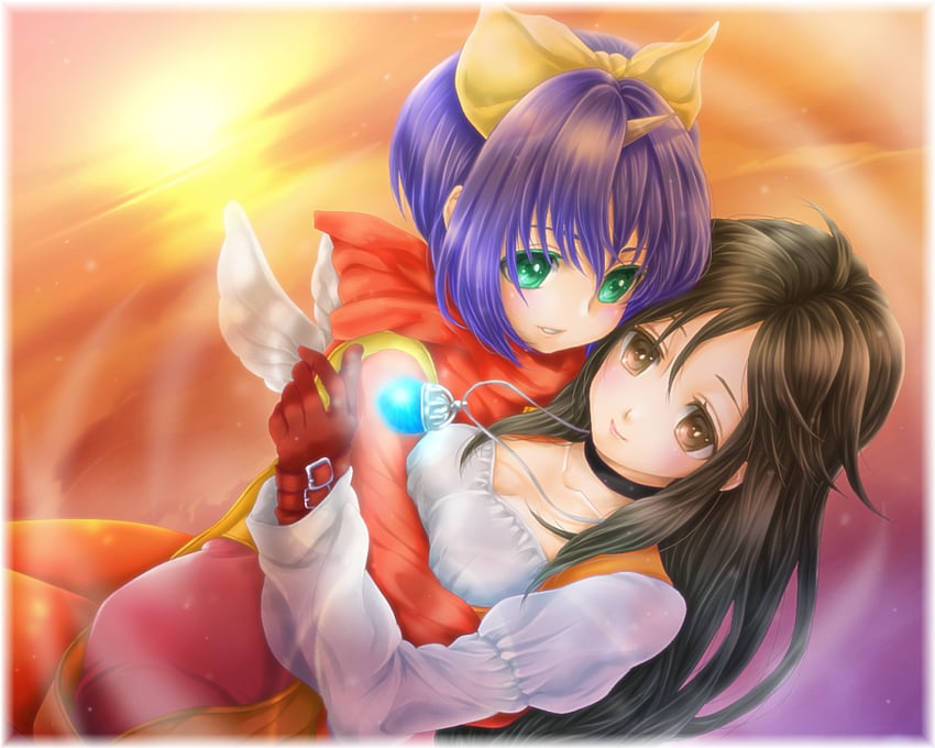 garnet til alexandros xvii and eiko carol (final fantasy and 1 more) drawn by ayanneo