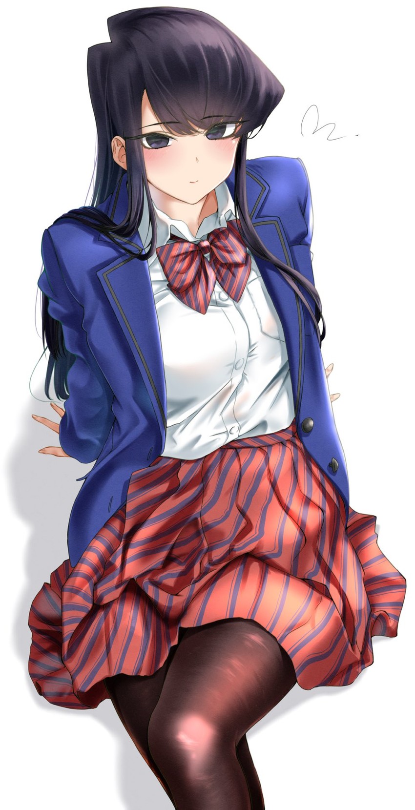 komi shouko (komi-san wa komyushou desu) drawn by mitsugu